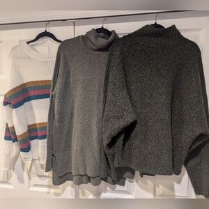 Women's sweater lot, two L one XXL